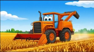 Мультик про машинки. Большие машинки.