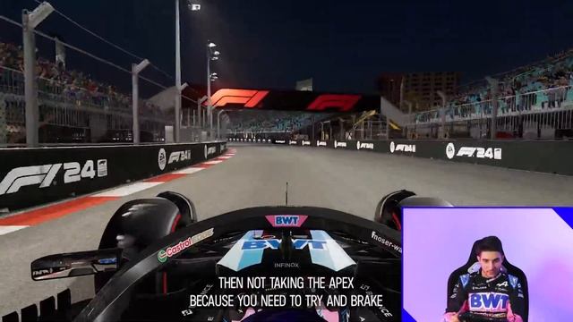 Круг по трассе в Лас-Вегасе с Эстебаном Оконом