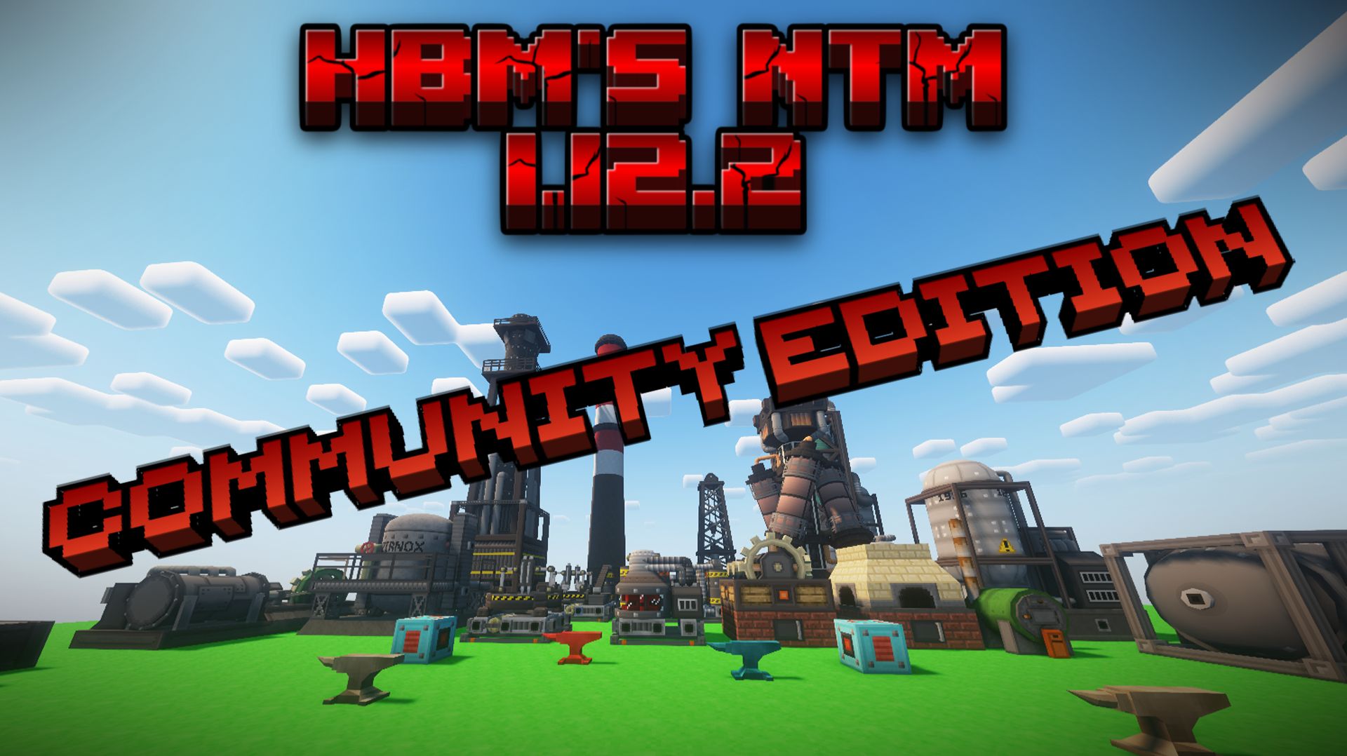 ОБЗОР НА МОД HBM's Nuclear Tech 1.12.2 Community Edition |  HBM's NTM 1.12.2