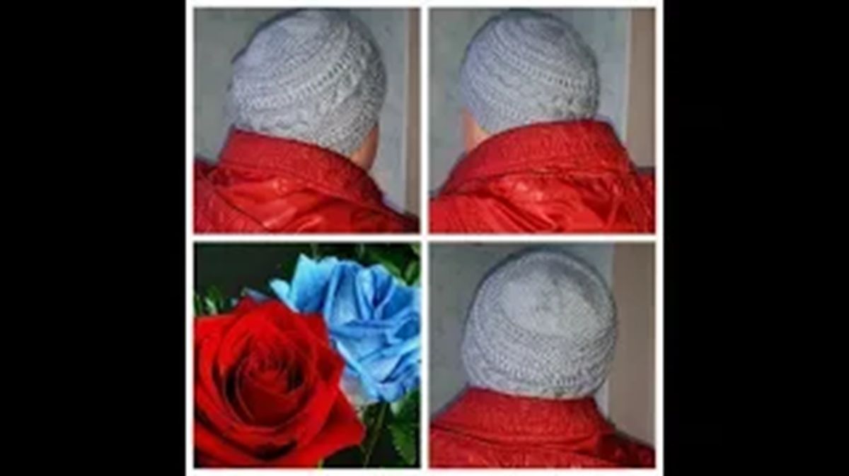 Шапка с косой Обзор - Узор коса и колосок смотреть онлайн