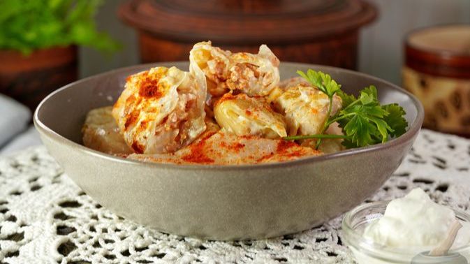 Выразительный вкус и аромат. ГОЛУБЦЫ ИЗ КВАШЕНОЙ КАПУСТЫ смотреть онлайн