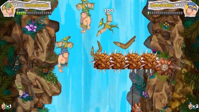 New Joe & Mac - Caveman Ninja Arcade and Extend modes All Paths 2 player смотреть онлайн