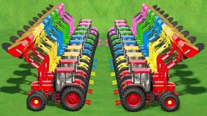 МАШИНКИ ВИДЕО ПРО МАШИНКИ УПРАВЛЯЕМ ТРАКТОРОМ ЦВЕТНЫЕ МАШИНКИ ИГРУШКИ МАШИНКИ