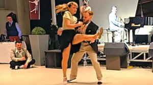 Наша ЛУЧШАЯ танцевальная импровизация в стиле БУГИ-ВУГИ. Сондре и Таня. #Танцы