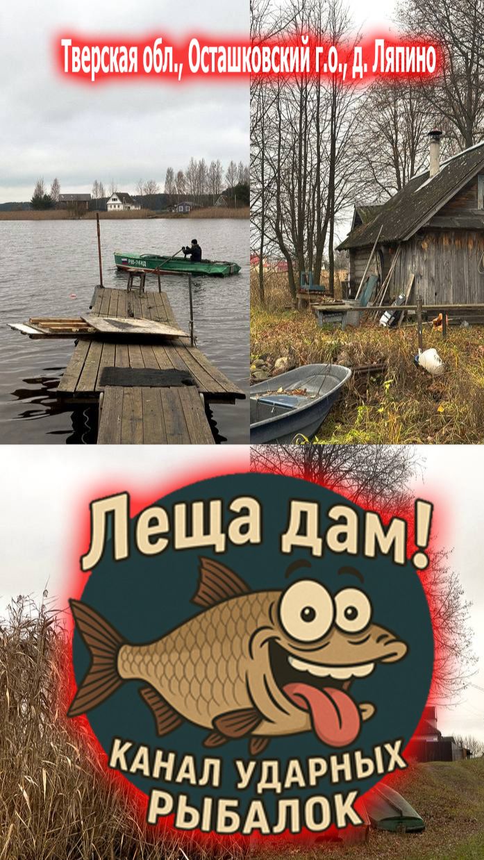 Рыбалка и отдых. Тверская область, Осташковский г.о., деревня Ляпино