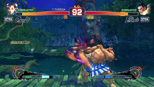 Ultra Street Fighter IV Chun-Li VS E.Honda смотреть онлайн