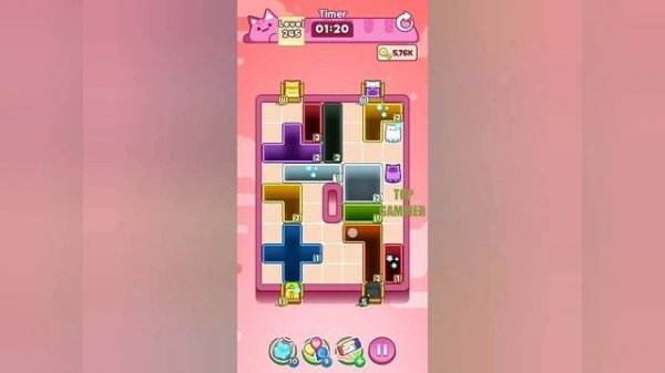 Как пройти Уровень 245 в Drop the Cat! (Решение)