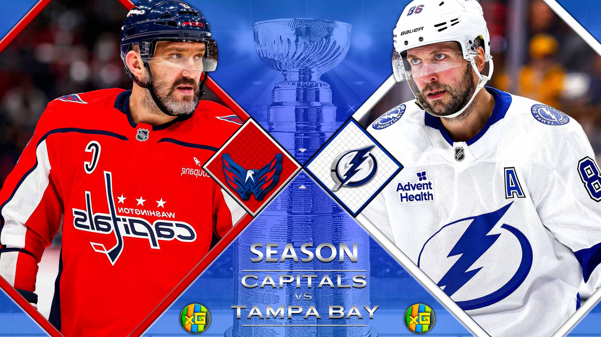 Вашингтон - Тампа‑Бэй | 23.11.2025 | Хоккей | НХЛ | Прямая трансляция | xG смотреть онлайн
