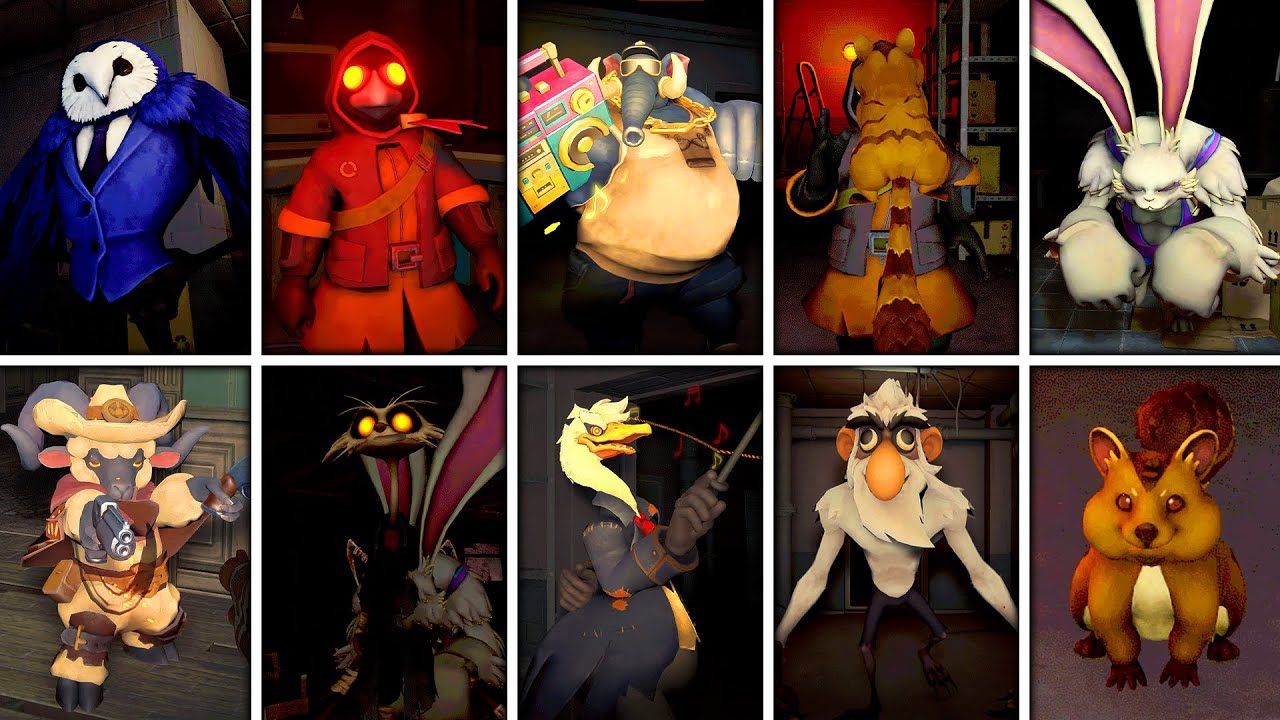 МИМЕСИС - ВСЕ ПрыжокПугает и Атаки от Монстров и Босс (Показ) смотреть онлайн