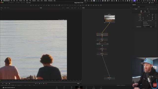 Трюк как сделать маску максимально точно | Magic Mask 2 | Davinci Resolve смотреть онлайн