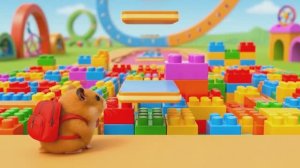 ХОМЯК ПРОХОДИТ ЛЕГО ЛАБИРИНТ 🐹 Увлекательное Приключение | Головоломки и Препятствия