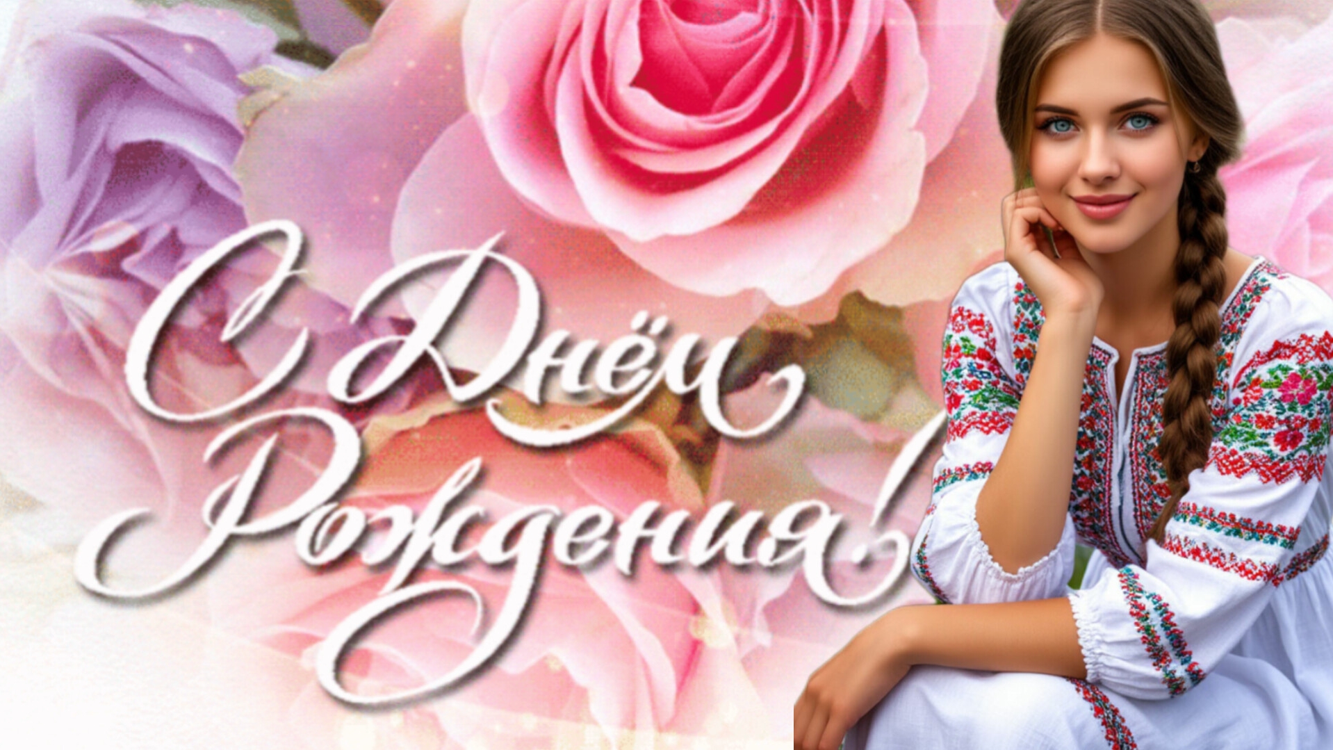 ШИКАРНОЕ ПОЗДРАВЛЕНИЕ С ДНЁМ РОЖДЕНИЯ Музыкальная открытка смотреть онлайн