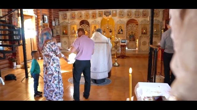 Крещение в Храме в пос. Красный сад. смотреть онлайн