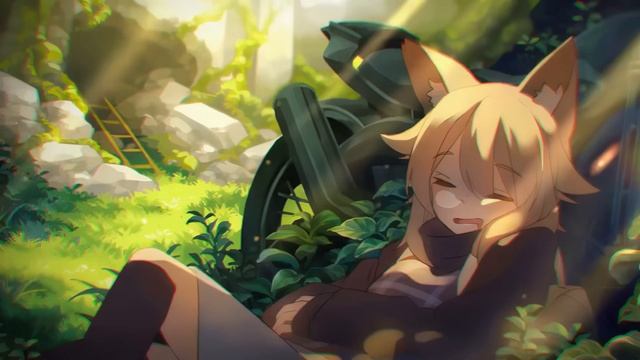 Девочка - Лисичка | Cute Sleepy Fox Girl - Живые Обои смотреть онлайн