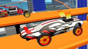 Мультики - Трюки на машинах для мальчиков Race Off City Hot Bullet