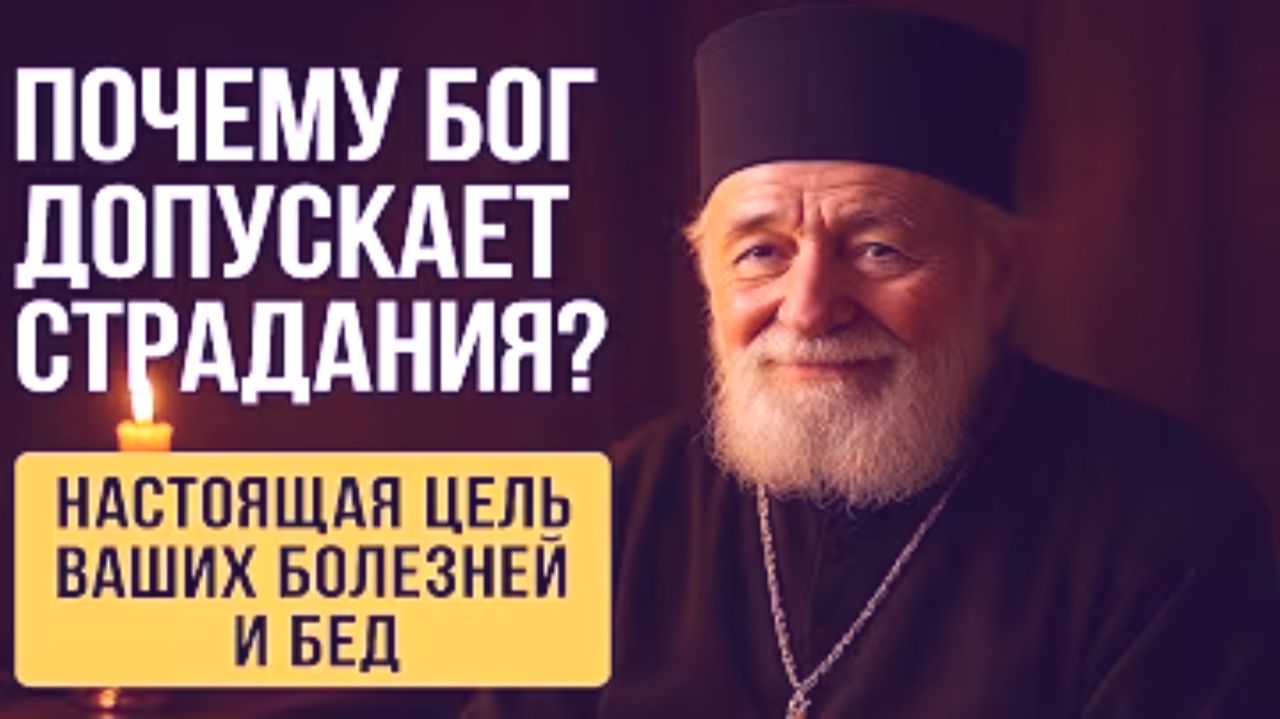 ПОЧЕМУ БОГ ДОПУСКАЕТ СТРАДАНИЯ Настоящая цель ваших болезнеи и бед Ответ священника смотреть онлайн