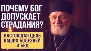 ПОЧЕМУ БОГ ДОПУСКАЕТ СТРАДАНИЯ Настоящая цель ваших болезнеи и бед Ответ священника