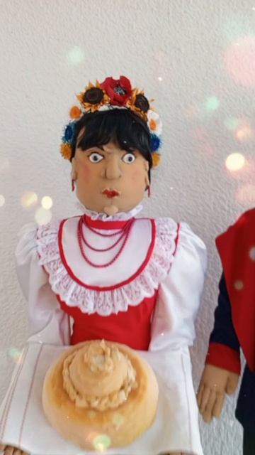 Ростовые фигуры казака и казачки!