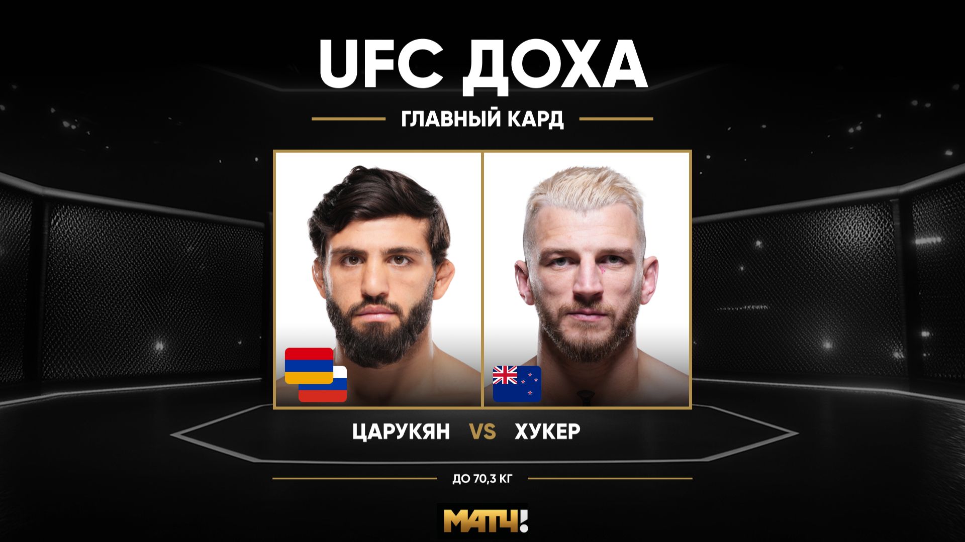 Арман Царукян против Дэна Хукера (видео). UFC Fight Night. MMA/Единоборства смотреть онлайн