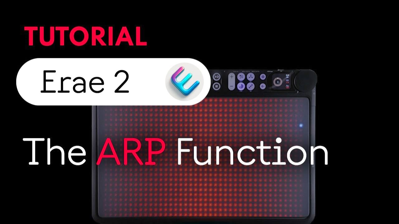 Embodme Erae 2: Arpeggiator | MPE Polyphonic Control and Pressure-Mapped Speed