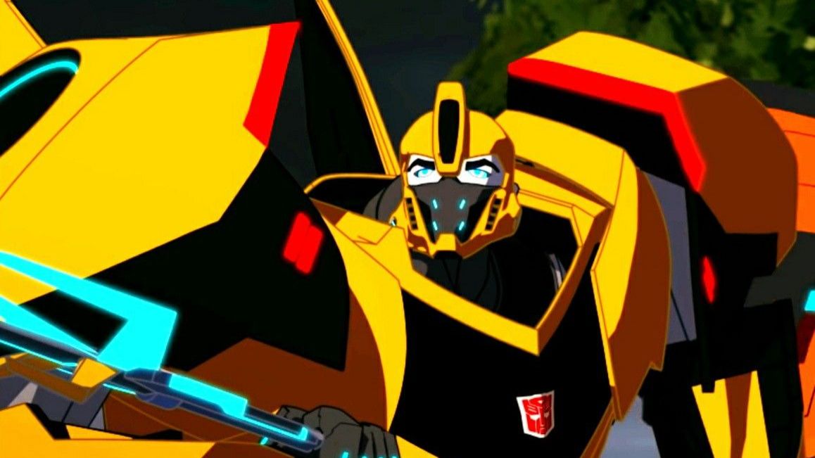 Трансформеры роботы под прекрытием соревнование фракций за бамблби