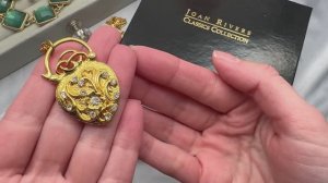 13. РАСПАКОВКА Винтажной бижутерии Joan Rivers, FLORENZA, Trifari и др.