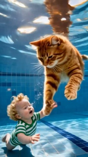 кот стал ангелом-хранителем