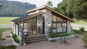 Идеальный дом 9x9 м! 💫 Уютный коттедж 91 м² с продуманной планировкой