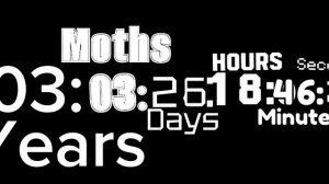 1 second to 1 Millennium aktw zutwbsuwgziwtvzbiwtsbsdhdgsjyshdhxgdjdvndhdgbvdbvvvvdugdhsyeμushsgsugμ