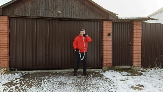 Разминка с цепью синъи кунг-фу весом 4.5 кг в деревне