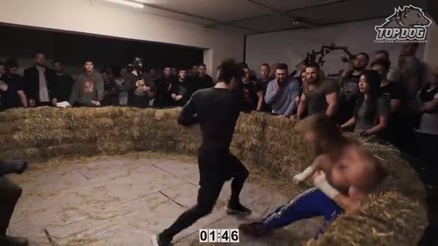 Зелемхан Пулеметчик vs. Евгений Моряк/ бой на голых кулаках/ главный бой вечера/ TDFC 1 смотреть онлайн