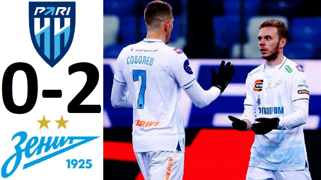"Зенит" обыграл "Пари НН" и вышел на первое место! Зенит - Пари НН - Обзор матча! смотреть онлайн