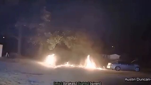 #США #Bodycamera США, Арканзас, лето 2022 года. Воспламенение емкости
