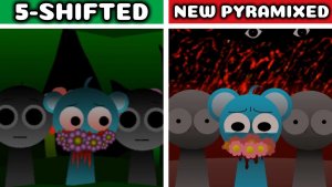 SPRUNKI: 5‑SHIFTED! ⚔️ ОРИГИНАЛ VS NEW PYRAMIXED — КТО ЗАБЕРЁТ КОРОНУ? 🎼👑🔥