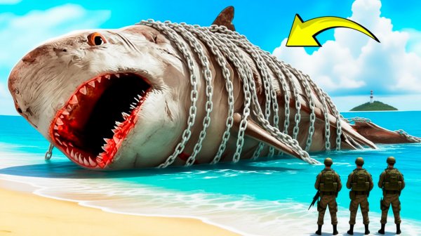 УБРАЛИ ВСЮ ВОДУ И НАШЛИ ГИГАНТСКОГО МЕГАЛОДОНА в ГТА 5! САМАЯ БОЛЬШАЯ АКУЛА в GTA 5 ОНЛАЙН