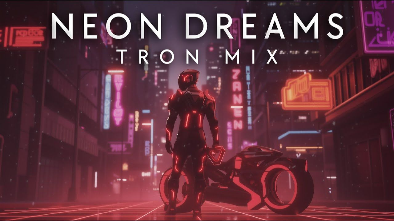 NEON DREAMS The TRON-Inspired Cyberpunk Mix смотреть онлайн