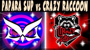 PAPARA SUPERMASSIVE vs CRAZY RACCOON #brawlstars