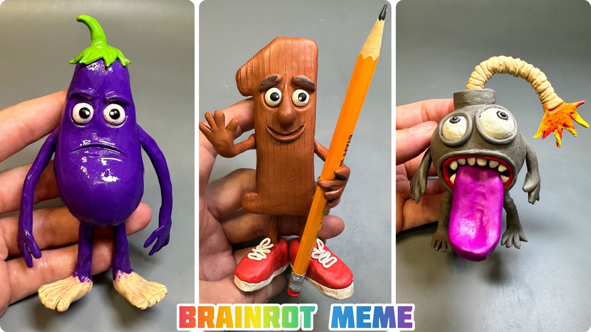 Лепим новые итальянские мемы Brainrot Ko Ko Koc Koc Sahur, Tung Tung Hitung Sahur, Bomb Bomb Sahur