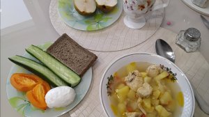 Мой обед диабетика.