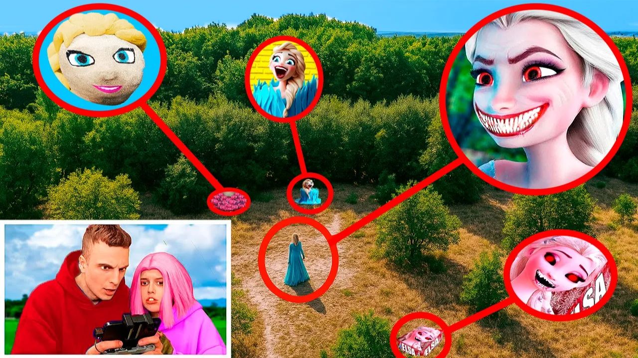 МОЙ ДРОН СНЯЛ ЭЛЬЗУ.ЕХЕ с БОМБОЧКАМИ, LEGO и ТОРТОМ!