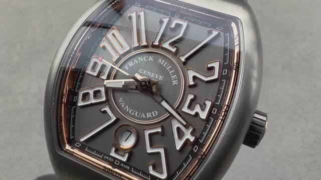 Franck Muller Vanguard Titanium Rose Gold V41 SC DT TT BR 5N