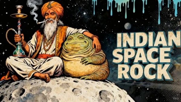 Indian Space Rock Chillout Mix [3hr hand-edited AI Album] _ Curated with love and good vibes...