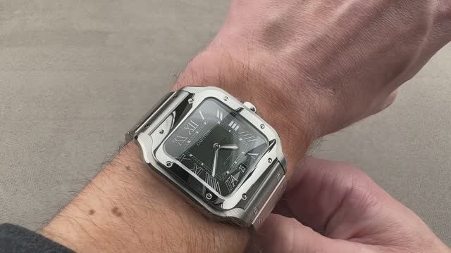Cartier Santos Large Green Dial (WSSA0062)