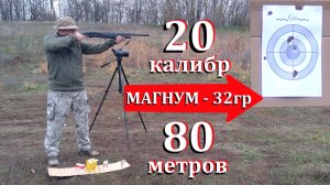 Ружьё 20 калибр - стрельба пулей! / Падение на 80м / Тест на пробой! / Пуля магнум! / Мысли в слух..