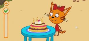 Три Кота Мультфильм Игра День рождения