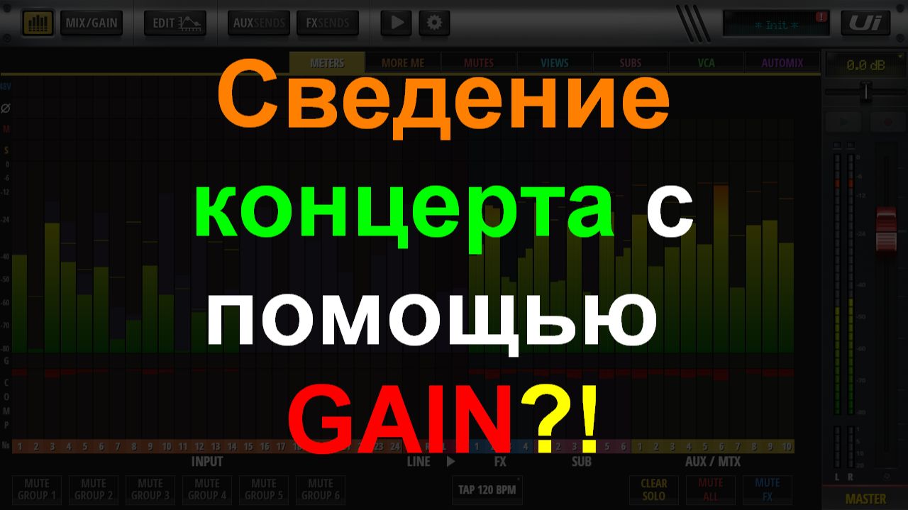 Сведение GAIN. Можно ли сводить с помощью настройки GAIN?