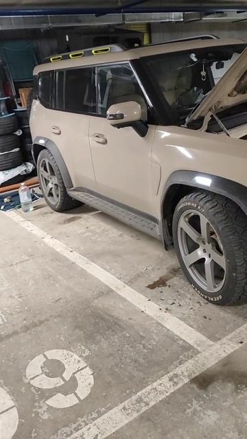 Jetour T2 подключение габаритов в пластиковые накладки крыльев.