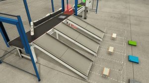 Сортировка по цвету Factory I/O