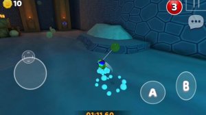 как пройти пещеру кротов на золотое время в снежной долине в игре супер медведь