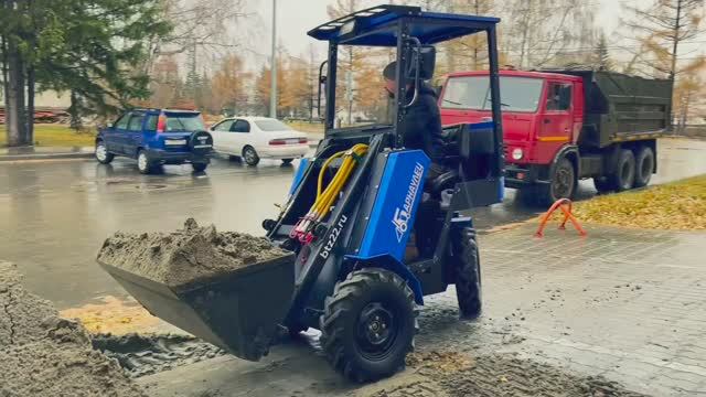 Возможности мини-погрузчика "Барнаулец-500"